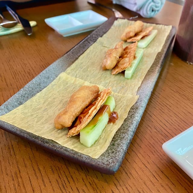 Photo of the dish “Crispy Beancurd 'Peking Duck'”