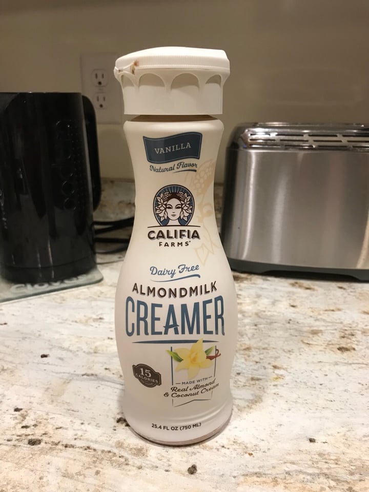 photo of Califia Farms Almondmilk Creamer Vanilla shared by @dianna on  07 Sep 2018 - review