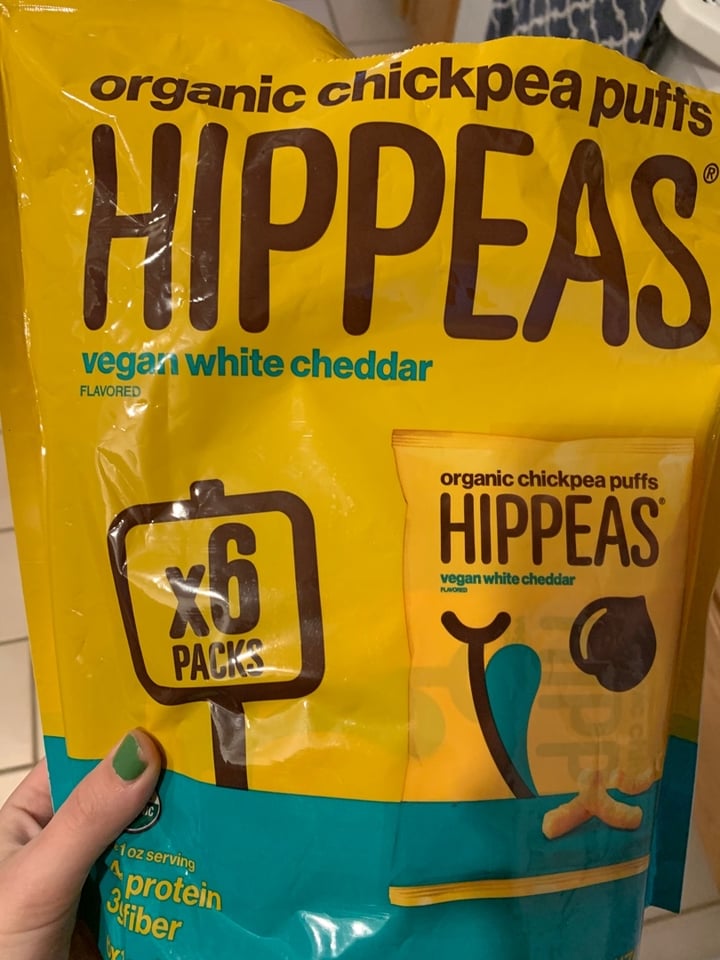 review photo of Hippeas Vegan White Cheddar Organic Chickpea Puffs shared by @ashley19 on 08 Jan 2020 - review