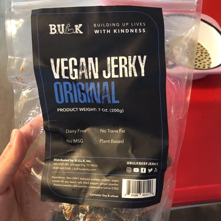 photo of Bulk Vegan Jerky Original shared by @myhappyveganlife on  16 Jun 2021 - review