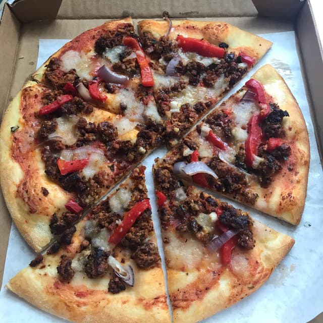 Photo of the dish “Sweet Pepper And Sausage Pizza”