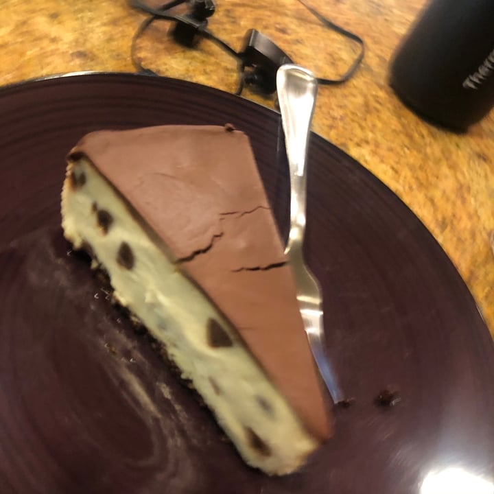 photo of Mitasie Vegan Cafe Chocolate Chip Cheesecake shared by @magicturtlez on  06 Jul 2020 - review