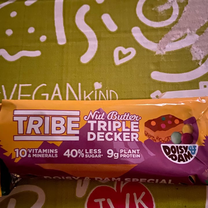 photo of Doisy & Dam Tribe nut butter triple decker shared by @thebrummievegan on  29 May 2021 - review