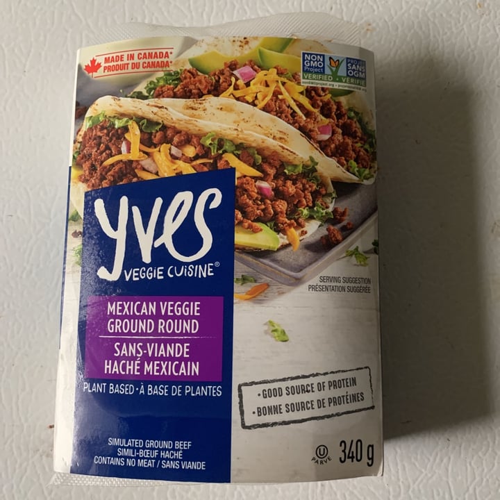 photo of Yves Veggie Cuisine Mexican Veggie Ground shared by @troyangavery1995 on  26 Jun 2021 - review