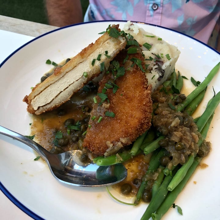 photo of Little Pine Restaurant Panko Crusted Piccata shared by @ambzmorris on  09 May 2022 - review