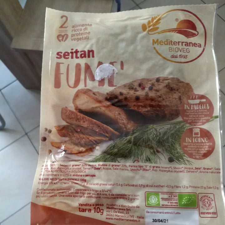 photo of Mediterranea BioVeg Seitan fume shared by @valebz78 on  30 Apr 2021 - review