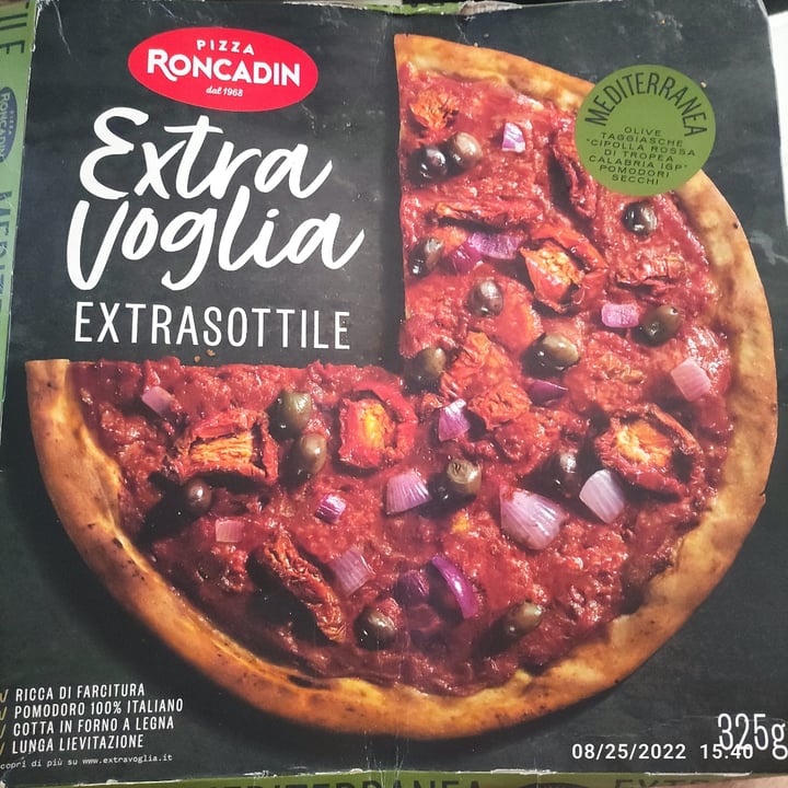 photo of Pizza roncadin Mediterranea Extra Sottile shared by @marumomo on  25 Aug 2022 - review