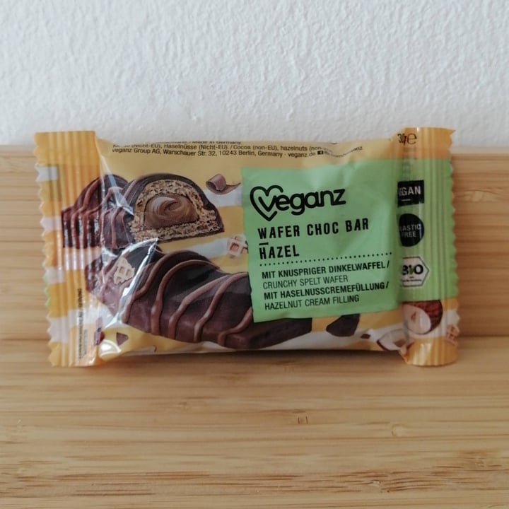 photo of Veganz Wafer Choc Bar Hazel shared by @francescamomoli on  04 May 2022 - review