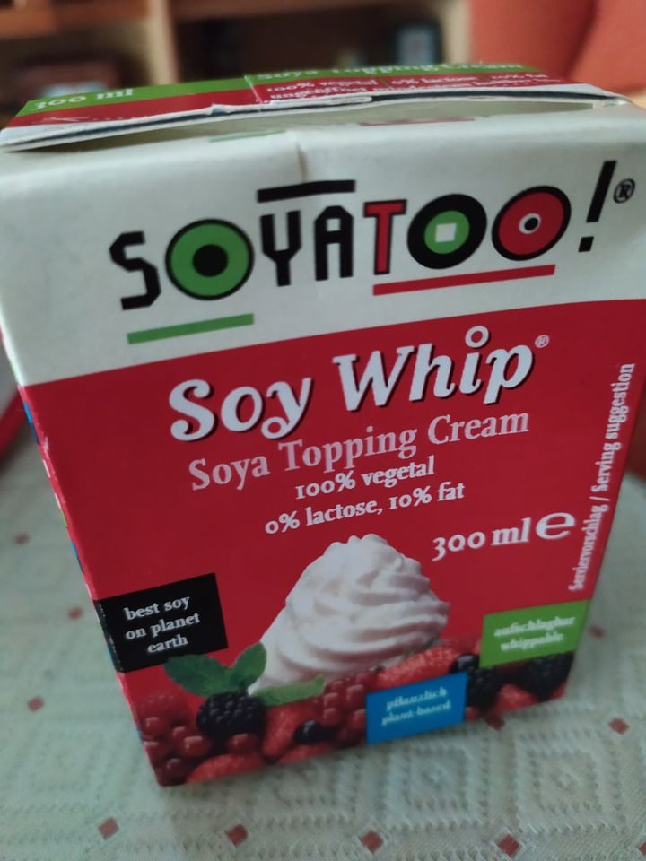 photo of Soyatoo! Soy Whip Soy Topping Cream shared by @severetc on  27 Feb 2020 - review