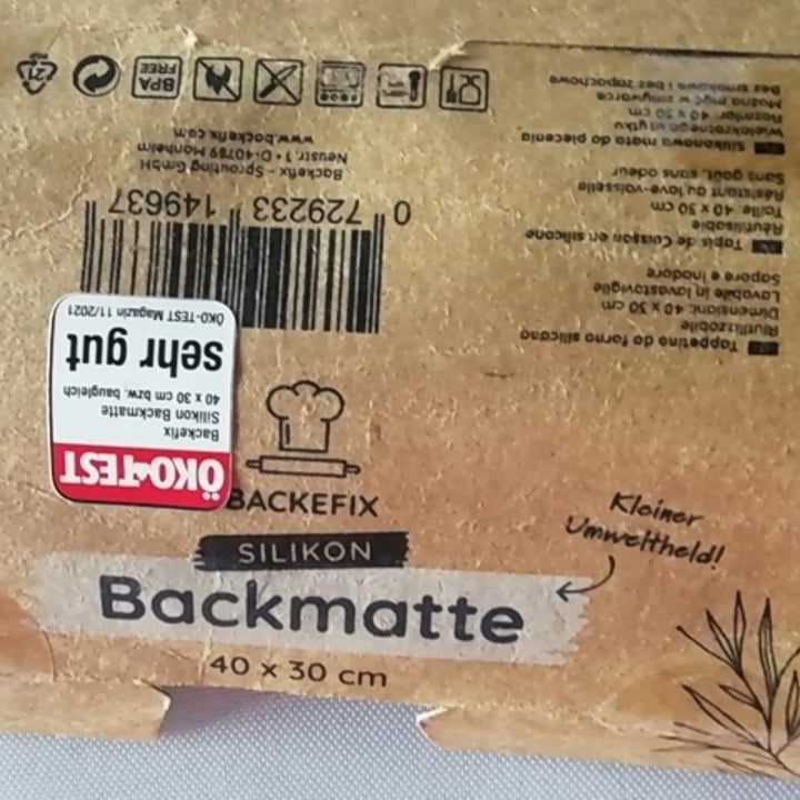 review photo of Backefix Tappetino Da Forno riutilizzabile shared by @stregatta on 11 Nov 2022 - review