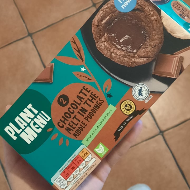 photo of Plant Menu Chocolate melt in the middle puddings shared by @larisaprelicz on  25 Jan 2021 - review
