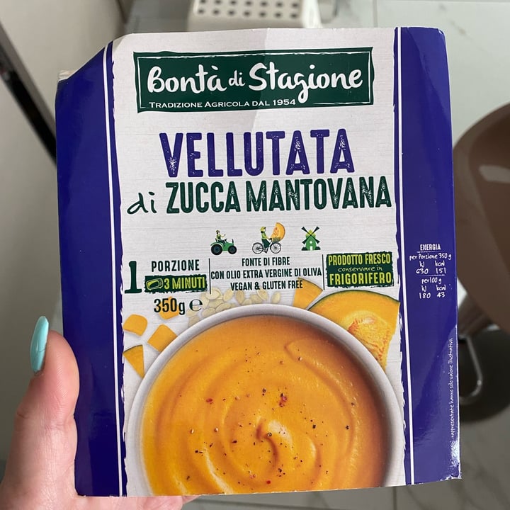 photo of Bontà di stagione Vellutata di Zucca mantovana shared by @lalamuh on  05 May 2022 - review
