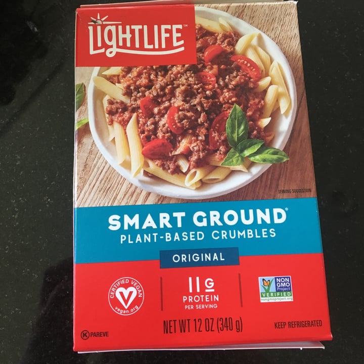 photo of Lightlife Smart Grounds Plant Based Crumbles Original shared by @elodiee on  21 Jun 2020 - review