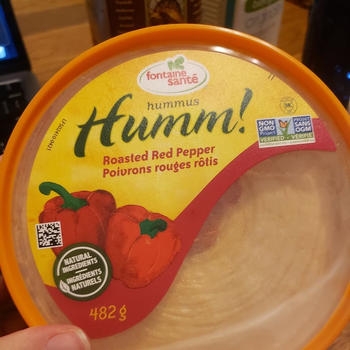 review photo of Fontaine Santé Roasted Red Pepper Hummus shared by @andro- on 19 Dec 2021 - review