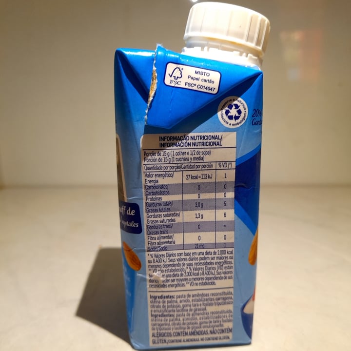 photo of Blue Diamond Creme de Amêndoas shared by @melyssarfl on  18 Jan 2022 - review