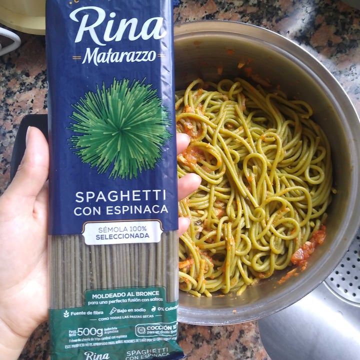 photo of Matarazzo Rina Spaghetti Con Espinaca shared by @seleneveg on  05 Dec 2021 - review