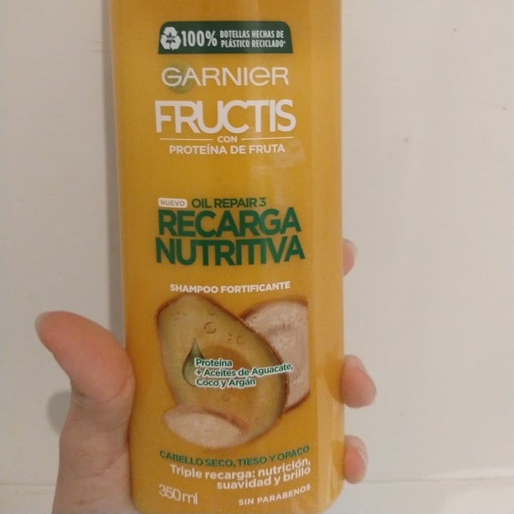 review photo of Garnier Shampoo fructis oil repair shared by @belgovegan on 15 Oct 2021 - review