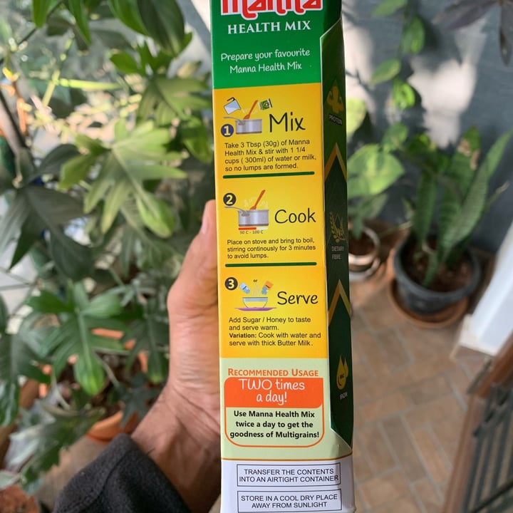 photo of Manna foods Health Mix shared by @pv on  12 Jan 2022 - review
