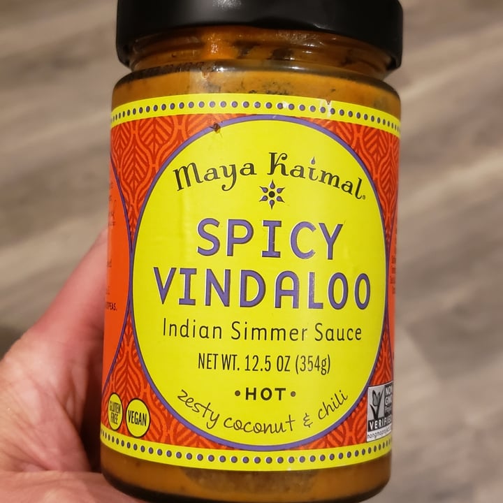 photo of Maya Kaimal spicy vindaloo sauce shared by @ambularfortheanimals on  08 Jun 2021 - review