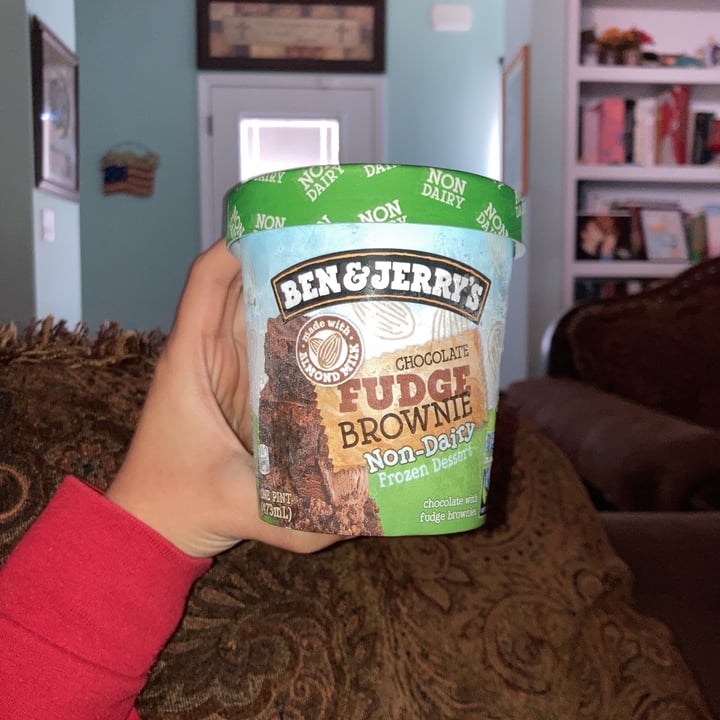 review photo of Ben & Jerry's Chocolate Fudge Brownie Non-Dairy Ice Cream shared by @asheleycandy on 19 Feb 2021 - review