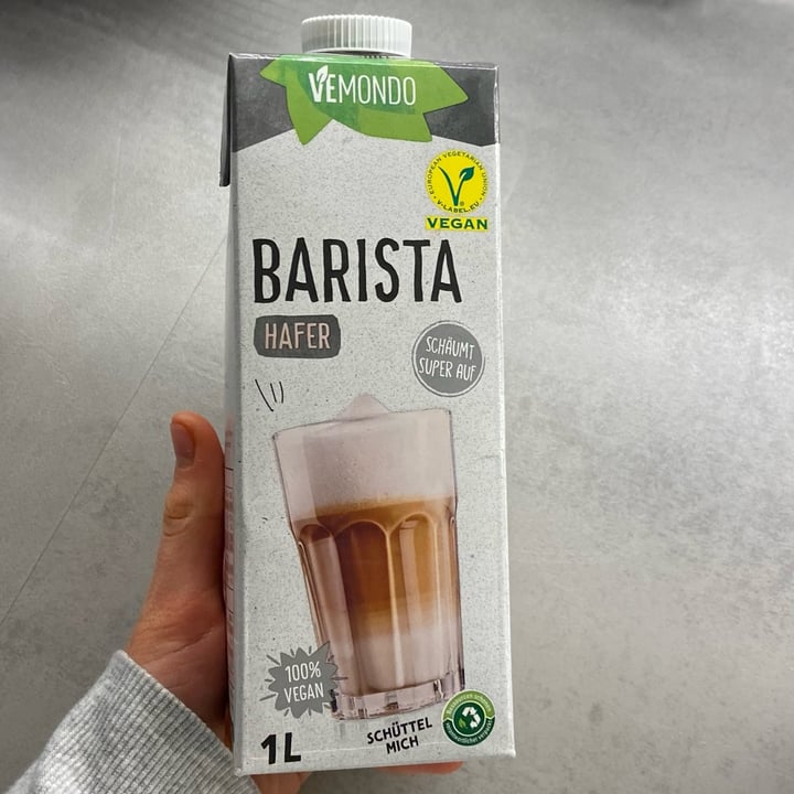 photo of Vemondo Barista Hafer shared by @piah on  25 Dec 2021 - review