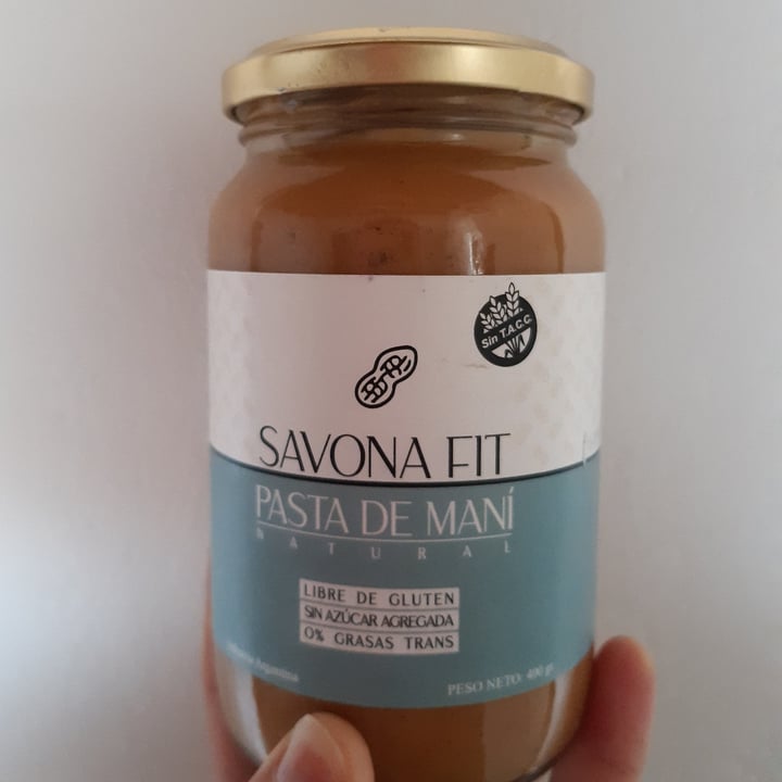 photo of Savona fit Pasta De Mani Natural shared by @lupesaracho on  23 Aug 2021 - review
