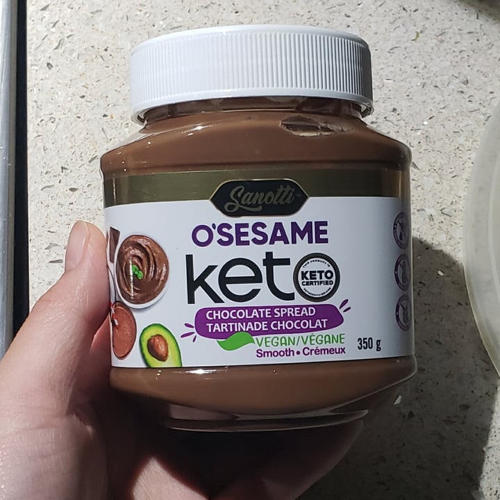 photo of Sanotti O’Sesame Vegan Chocolate Spread shared by @all1za on  09 Jan 2022 - review