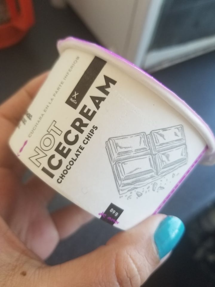 photo of NotCo Not Icecream Cookies & Cream shared by @beckyisvegan on  02 Apr 2020 - review