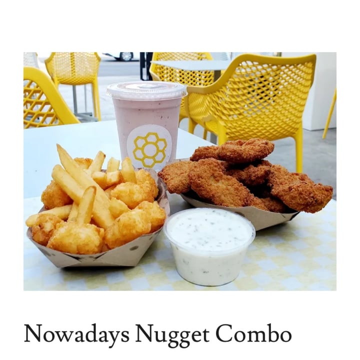 photo of Honeybee Burger Nowadays Nugget Combo shared by @vegancheese on  23 Oct 2021 - review