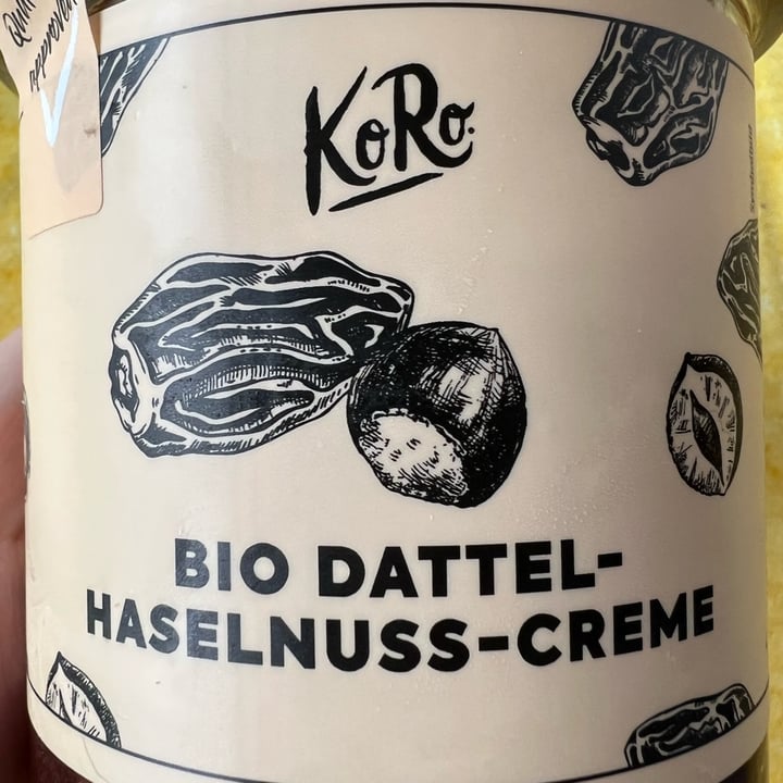 photo of Koro Bio Dattel Haselnuss-Creme shared by @bonviknd on  12 Aug 2022 - review