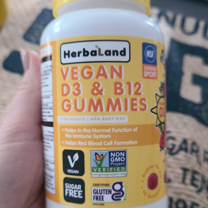 photo of HerbaLand Vegan D3 & B12 Gummies (for Adults) shared by @liljessicakes on  21 Feb 2022 - review