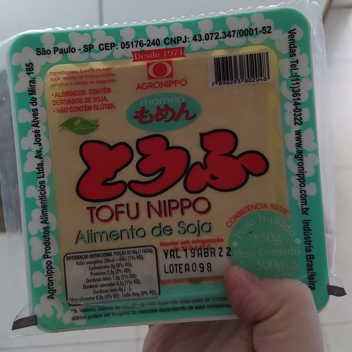 review photo of agronipo produtos alimentícios ltda Tofu soft shared by @ingridsamogin on 16 Apr 2022 - review