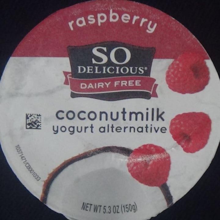 photo of So Delicious Dairy Free Raspberry Coconutmilk Yogurt Alternative shared by @feelideal on  31 Dec 2020 - review