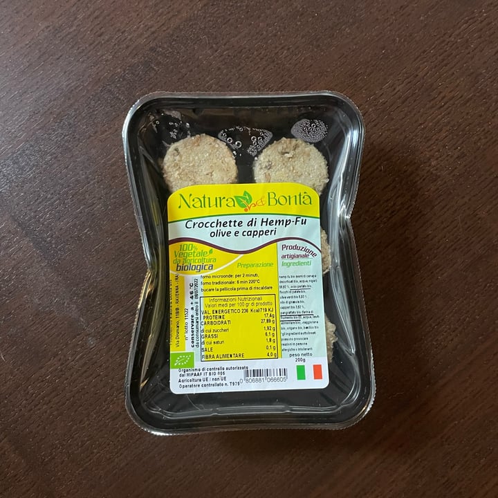 review photo of Natura e bontà di Antonio Iaculli Crocchette di hemp fu con olive e capperi shared by @sbiri on 01 Jul 2022 - review