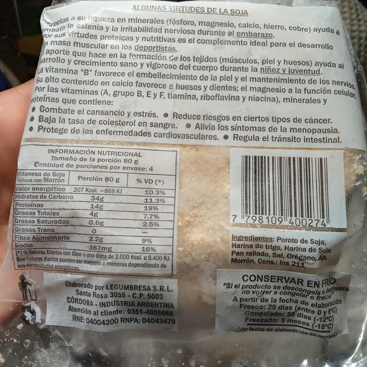 review photo of Manjar de los dioses Milanesas Rellenas De morrón shared by @elsultandelsur on 19 Feb 2021 - review