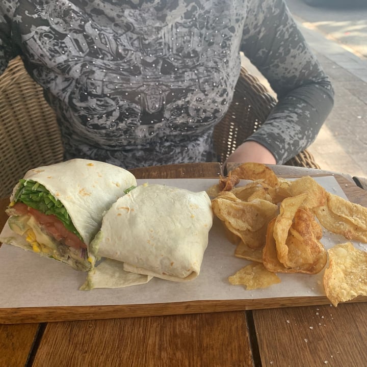 photo of Java Cafe/Bistro Stellenbosch Vegan Lentil Wrap shared by @peppadew on  16 Apr 2021 - review