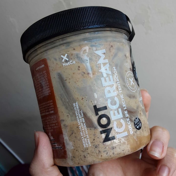 photo of NotCo Not Icecream Dulce de Leche Tentación shared by @antiespecismo on  01 Dec 2020 - review