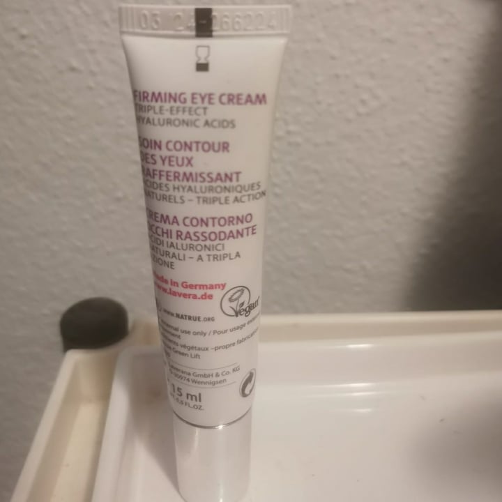 photo of Lavera Naturkosmetik Straffende Augen Pflege shared by @ktmoliveira on  10 May 2022 - review