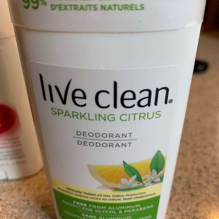 photo of Live Clean Sparkling Citrus Deodorant shared by @lynn-b on  08 Jun 2021 - review