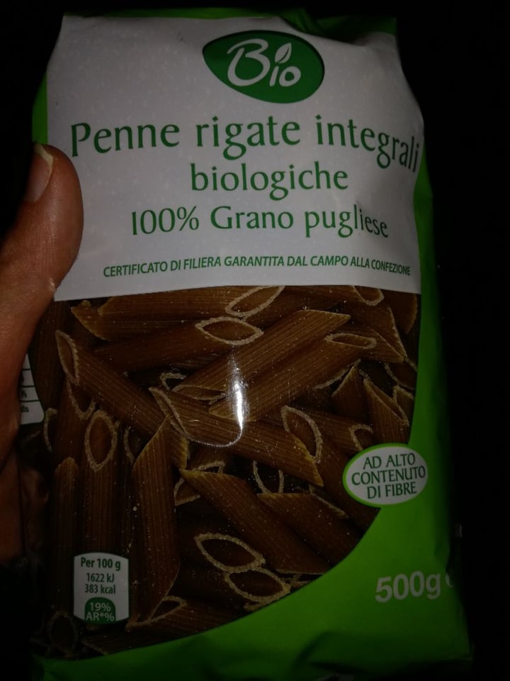 photo of Bio penne integrali Di Grano Pugliese Bio penne integrali di grano pugliese shared by @nicolo on  24 Mar 2020 - review