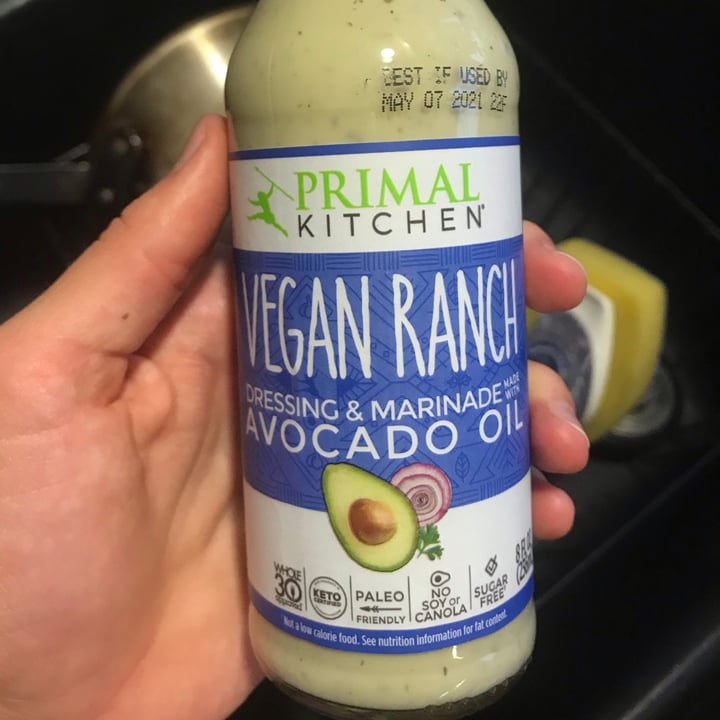 photo of Primal Kitchen Vegan Ranch Dressing shared by @crisell on  27 Sep 2020 - review