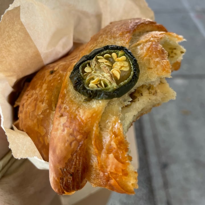 photo of Chaumont Vegan Jalapeño Cheese Croissant shared by @francesfriedland on  10 Apr 2022 - review