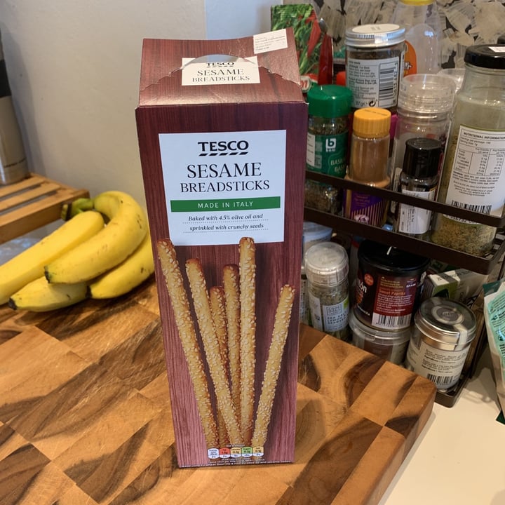 photo of Tesco Sesame breadsticks shared by @toastykakes on  04 Aug 2020 - review