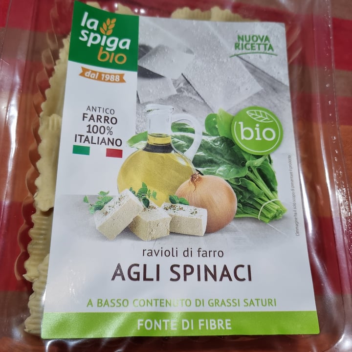photo of La Spiga Bio Ravioli di farro con tofu e spinaci shared by @francy82 on  15 Mar 2022 - review