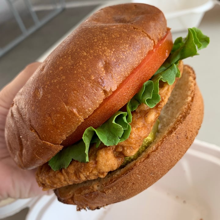 photo of Meta Burger Crispy Chicken sandwich shared by @veggie5 on  19 Aug 2021 - review
