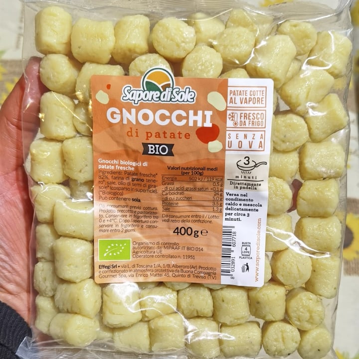 photo of Sapore di Sole Gnocchi di patate bio shared by @simoparrot on  09 Jan 2022 - review