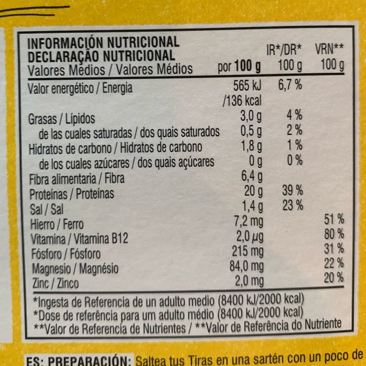 review photo of Heura Filetti vegetali originali shared by @chiaralaregina on 17 May 2022 - review