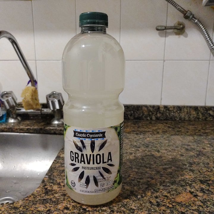 photo of Cuarto Creciente Jugo de graviola pasteurizado shared by @val99 on  05 Apr 2021 - review