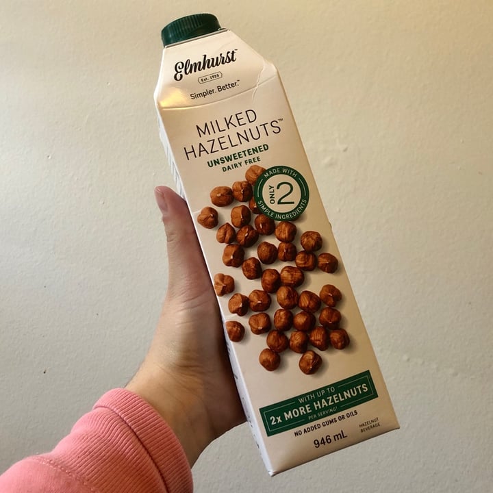 photo of Elmhurst 1925 Milked Hazelnuts Unsweetened shared by @luana92 on  22 Mar 2022 - review