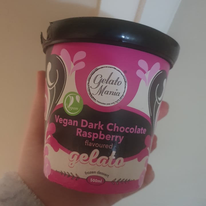 photo of Gelato mania Chocolate Raspberry Ice Cream shared by @chrisvegan28 on  05 Oct 2021 - review